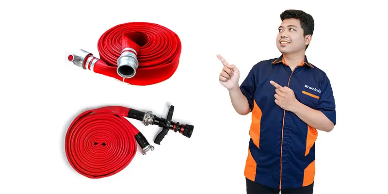 selang pemadam kebakaran red rubber hooseki asli harga terbaik
