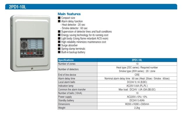 Nittan 2PDI5L dan 2PDI10L