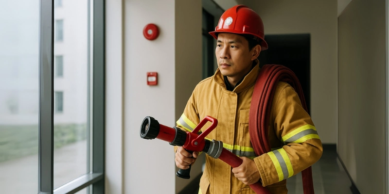 Tugas fire brigade perusahaan.