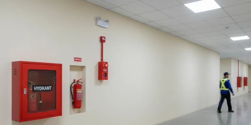 Sistem proteksi kebakaran gedung.