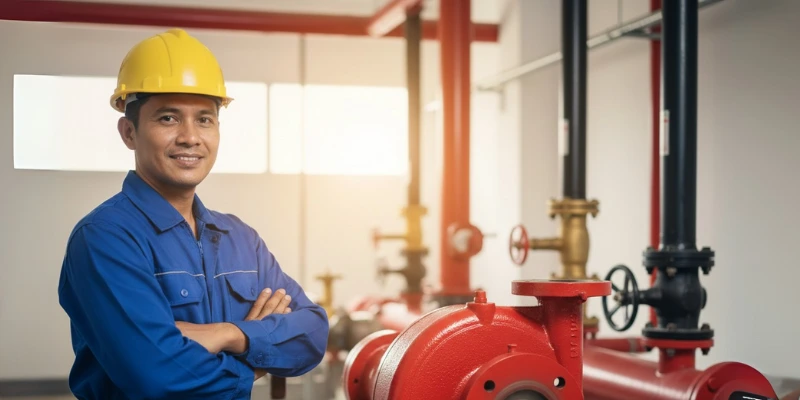 Kontraktor proteksi kebakaran pompa hydrant.