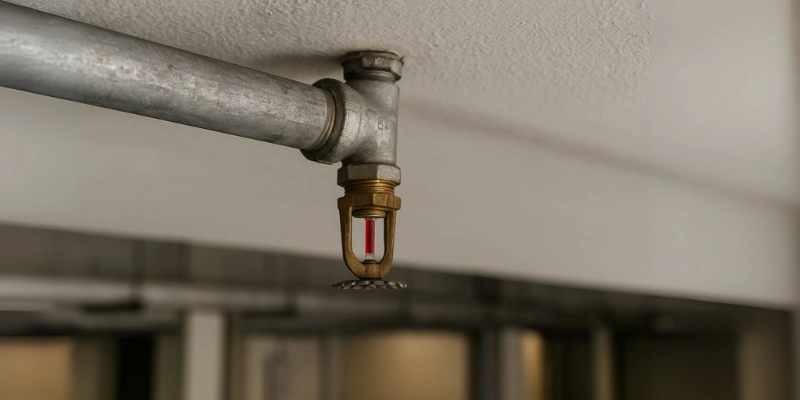 Cara aktivasi sprinkler kebakaran.