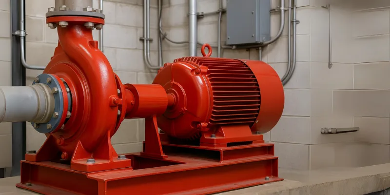 Ebara end suction polute pump.