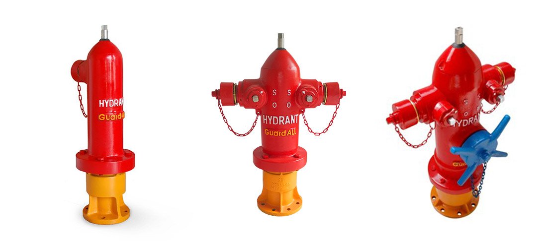 Hydrant Pillar NFPA - One Way, Two Way, Three Way