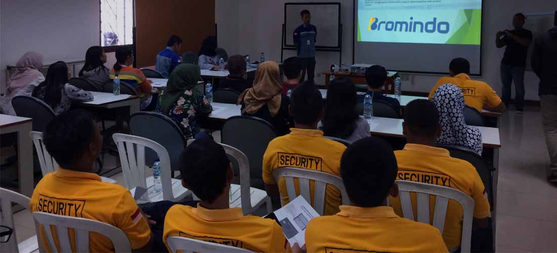 Commissioning Test Fire Alarm di PT Ara Shoes pengarahan untuk security