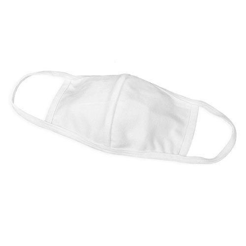 Masker Kain 2 Ply 6 pcs Model Earloop - Putih