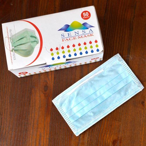 Masker 3 Ply Sensa 50 pcs