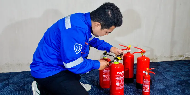 harga isi ulang alat pemadam api ringan 3 kg on site service