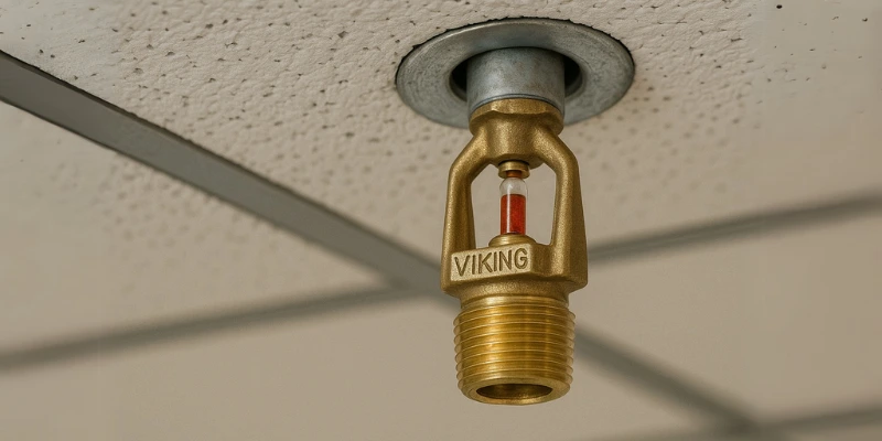 Komponen fire sprinkler.