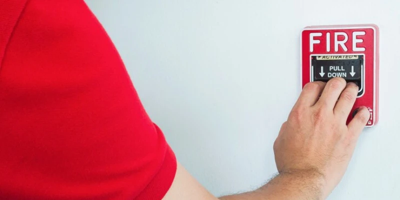 Kegunaan sistem fire alarm.