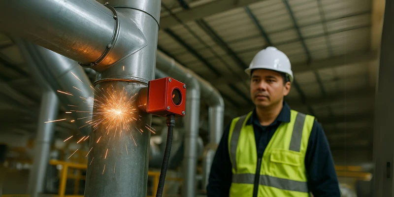 Cara kerja spark detector.