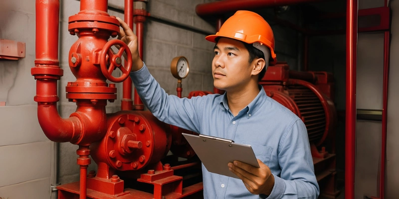 Fire pump system dan cara perawatannya.