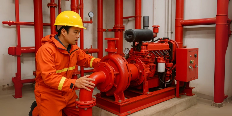 Fire pump system dan komponennya.