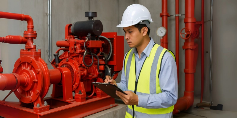 Fire pump system.