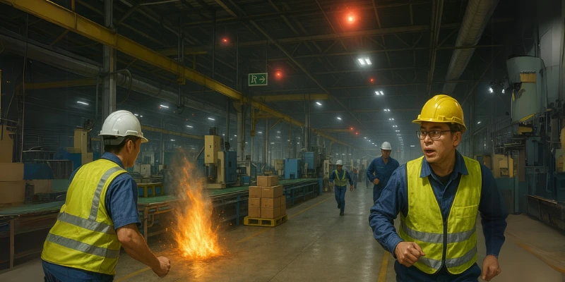 Instalasi sistem pemadam kebakaran untuk industri terbaik.