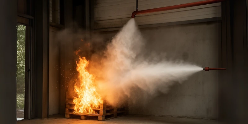 Spark detection system.