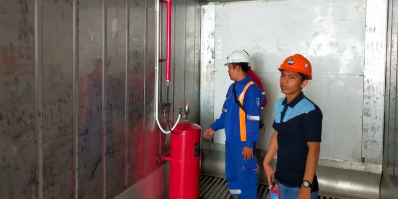 Fire suppression system.