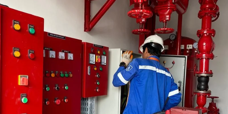 PT Sampoerna instalasi hydrant.