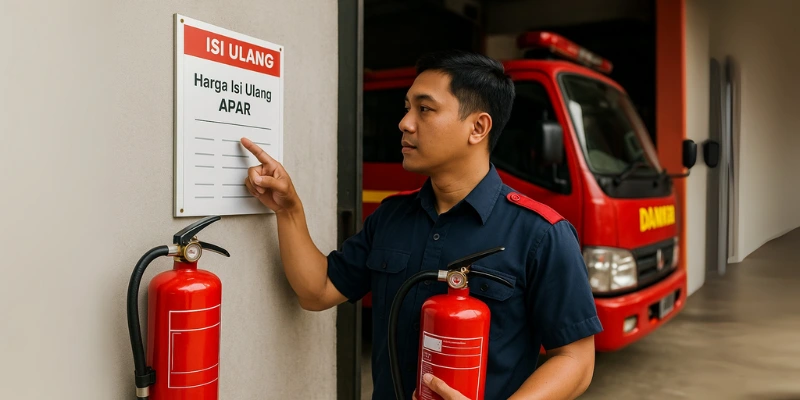Isi ulang APAR di Damkar berapa harganya?