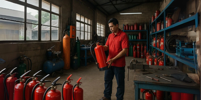 Refill media pemadam layanan lengkap.