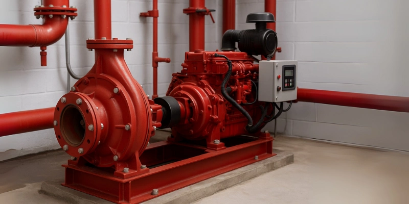 Masa pakai pompa hydrant kebakaran.