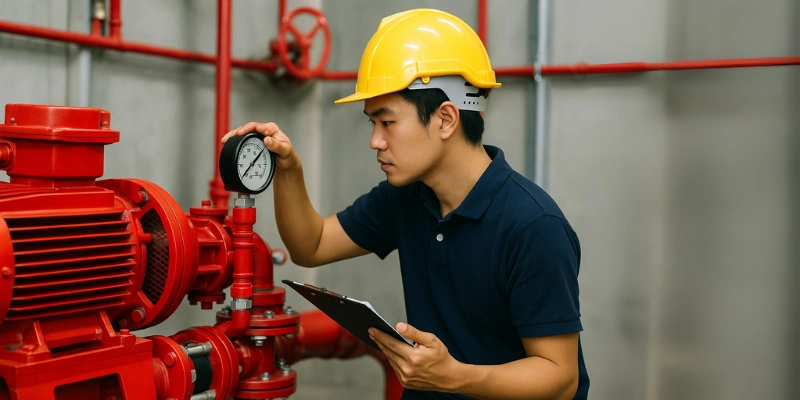 Masa pakai pompa hydrant.