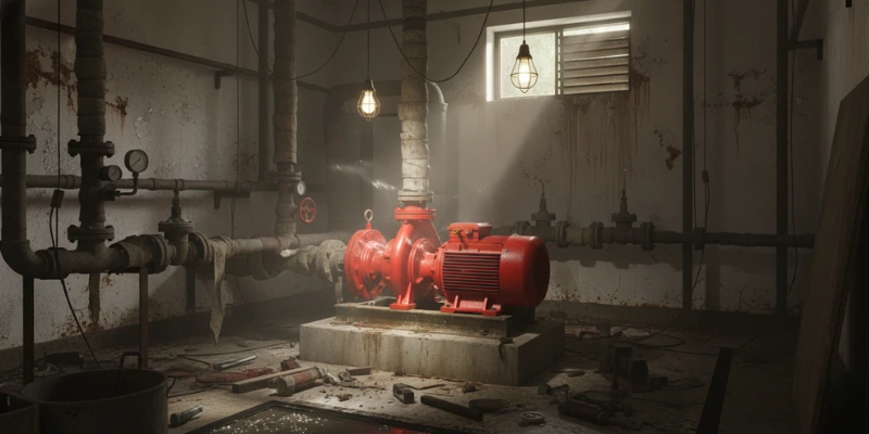 Kesalahan pembangunan pusat kontrol hydrant.