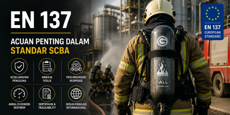Self-contained breathing apparatus standar internasional.